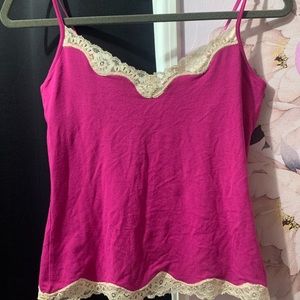 Cute magenta tank
